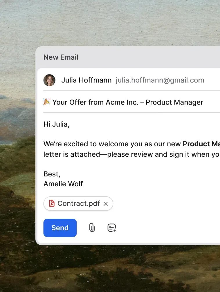 Talk to every candidate. From one inbox.