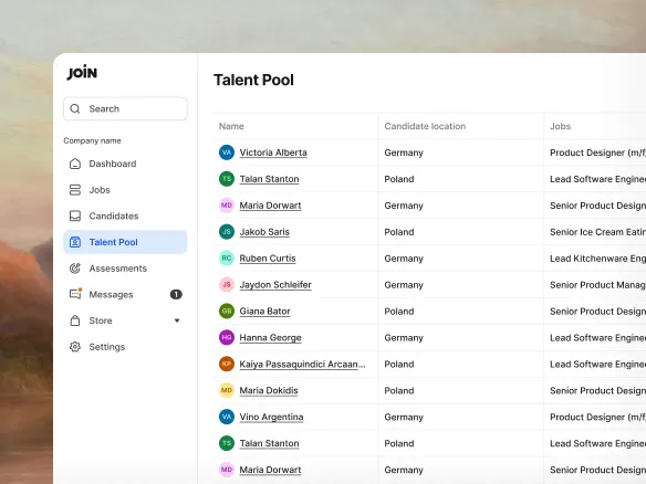 TalentGleam talent pool of past candidates ready to re-engage